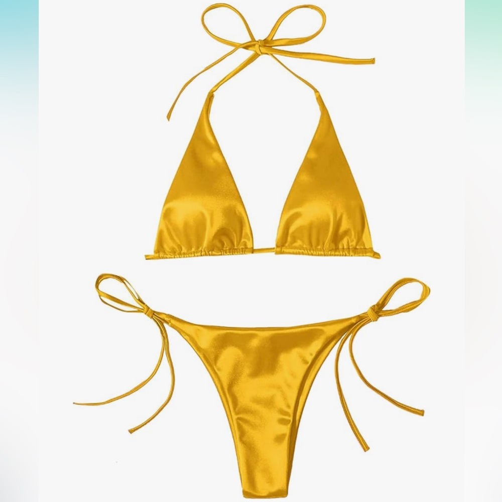 Yellow bikini